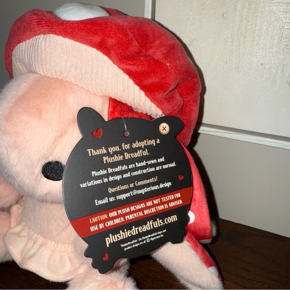 NWT Plushie Dreadfuls Mushroom Bunny Rabbit - Picture 5 of 6